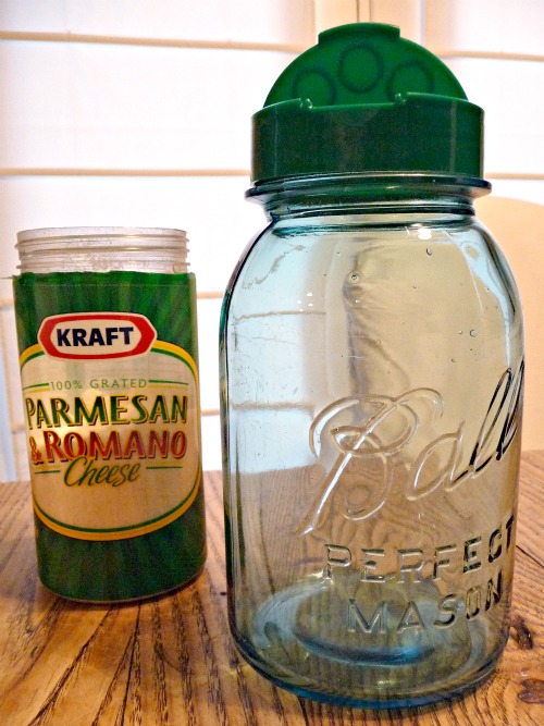 Parmesan Cheese Lid fits a Ball jar