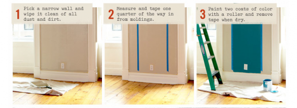 How to paint a big strip on your way