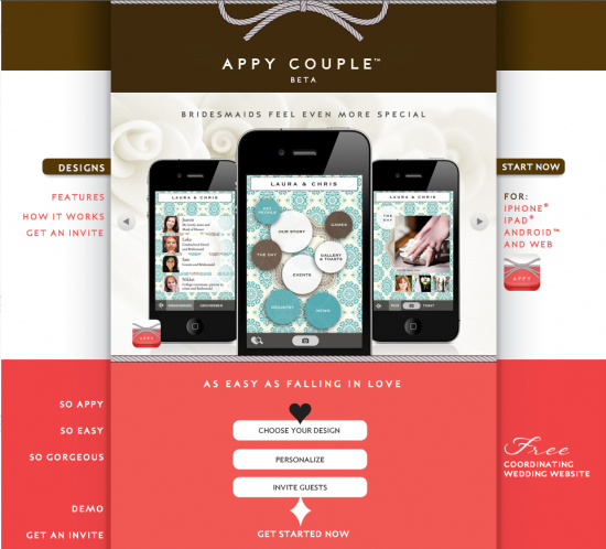 Design your own wedding app