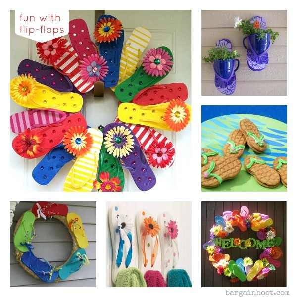 Flip Flop wreath and cookie ideas