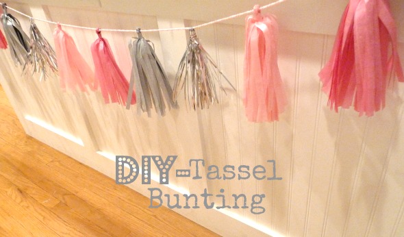 DIY tassel banner