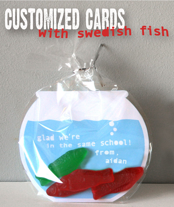 Cute kids Valentine favor