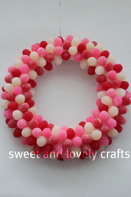 Candy wreath