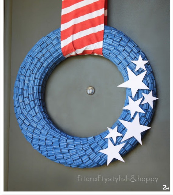 forth of July wreath