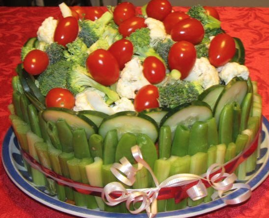 all vegetable healthy birthday cake
